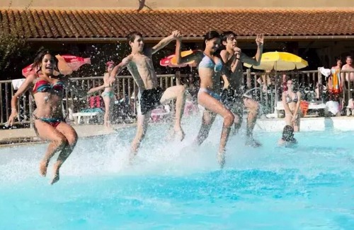 Estang Ski Chalet | Camping Les Lacs De Courtès* - Chalet Eden 3 Rooms 4 People