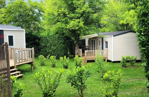 La Douze House | Camping Ushuaïa Villages Le Bois Coquet * - Comfort mobile home - 3 bedrooms - TV - 33m² 6 people