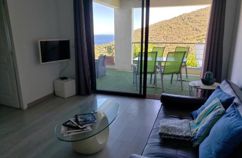 Figarella Apartment | Cap Corse uribellinu 1, paisible vue mer, montagne
