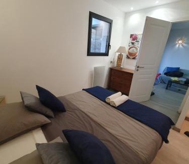 Figarella Apartment | Cap Corse uribellinu 1, paisible vue mer, montagne