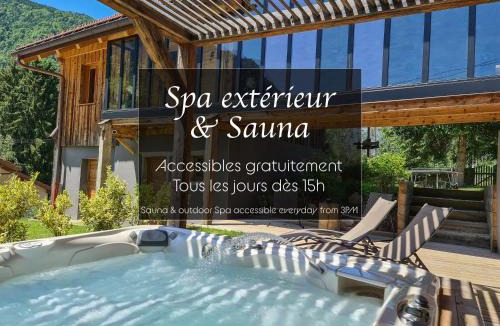 Le Petit-Bornand-les-Glieres Ski Chalet | Chalet 1703 - Alpine Lodge & Spa - Adults Only