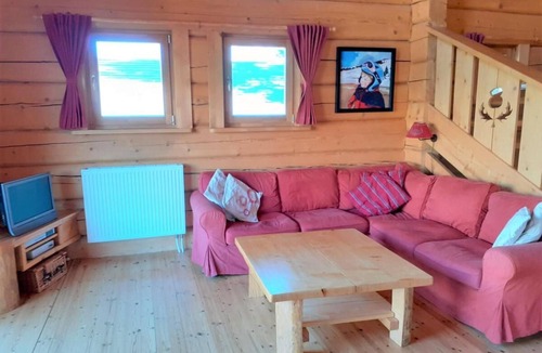 La Joue du Loup Ski Chalet | Chalet, 300m from resort center, view mountain, terrace, fireplace or stove, parking, tv, ski locker