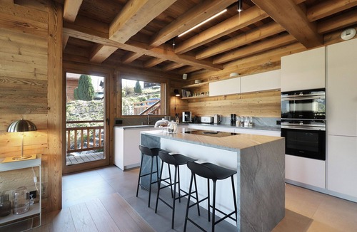 Saint-Gervais-les-Bains Ski Chalet | Chalet 12 pers Modern & Cozy - view of Mont-Blanc - jacuzzi & sauna