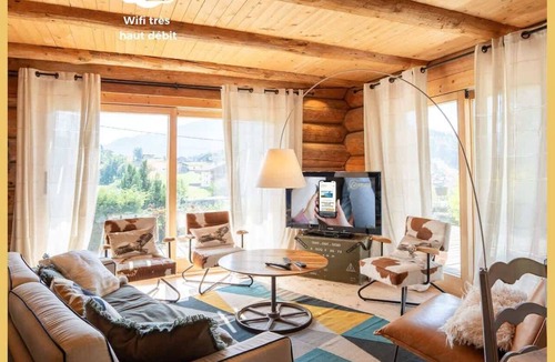 Hirmentaz House | Chalet Rondin I T4 I Belleveaux