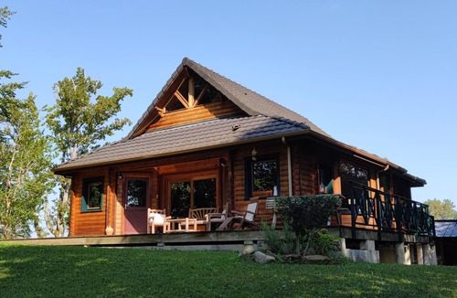 Lasseube House | Chalet with view of the Pyrenees Quiet, wooded setting Terrace with SPA