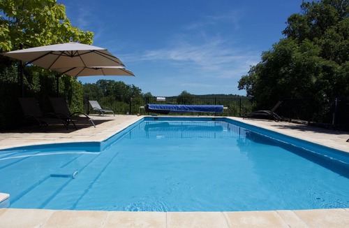 Espedaillac House | Charming air-conditioned house with heated fenced swimming pool and large garden