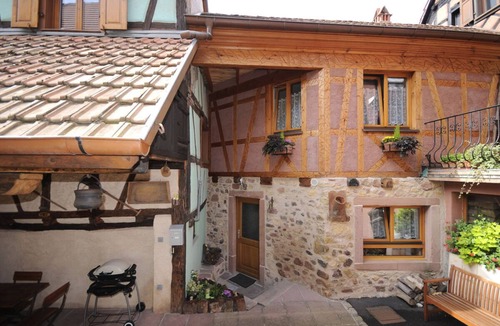 Bergheim House | Charming house with terrace, La Mignonnette The most beautiful village in France.