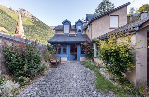 Cauterets House | Charming Village House with Private Courtyard, Fireplace & WiFi