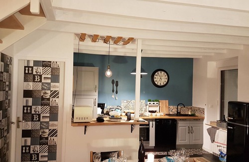 Plemet House | Chic, cosy country house with lovely private garden overlooking the valley