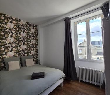 Les Hauts de Saint-Aubin Apartment | Cocon urbain avec jardin - appartement proche hôpital