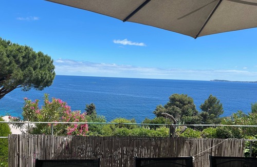 Rayol-Canadel-sur-Mer Apartment | Comfortable apartment with 100m2 panoramic terrace facing the sea