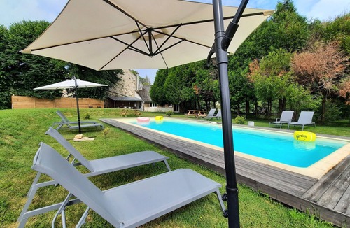 La Chapelle-Rablais House | Cottage for 10 p max/Private swimming pool/Pond/Ideal location/Paris less 1 hour