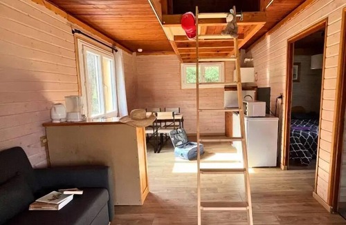 Messery Ski Chalet | Cozy 2-Room Chalet with Mezzanine, Sleeps 3–4, + TV