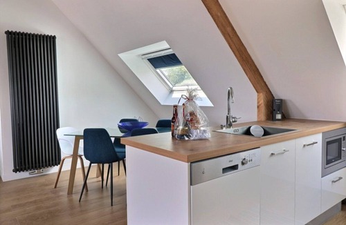 Concarneau Apartment | Cozy apartment in the city center, 2 steps from the beaches - Stove - Garage