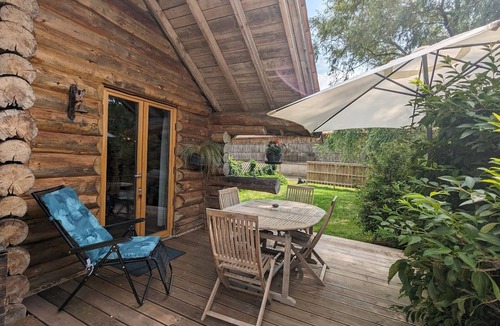 Le Saulcy Cottage | Cozy Log Chalet with Terrace, Near Alsace and Ski Resorts