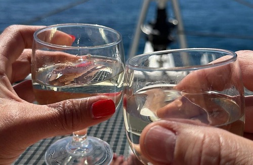 Porquerolles Boat Rental | EDEN modern catamaran for 2 to 8 p. at the dock