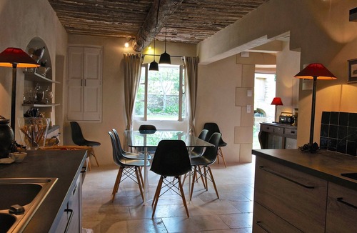 Robion House | Eighteenth-century stone farmhouse with swimming pool at the top of a historic village