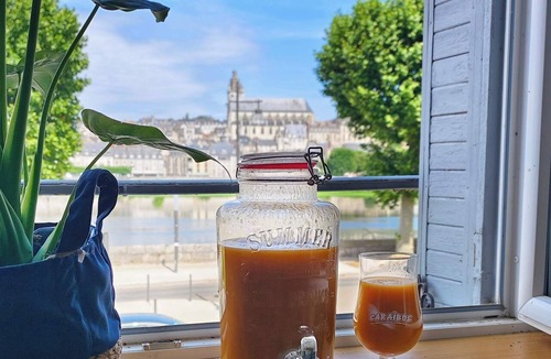 Blois Apartment | Exceptional view of the Loire and the Old Town, with parking at Chez Gabin
