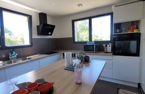 Trebeurden House | Family Home “Kernevez”: Near the Sea, Open View Upstairs, Private Terrace and Garden