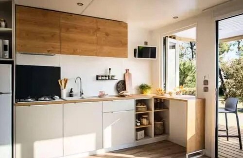 La Romieu House | Florence Campsite * - Panoramic 3-room mobile home for 6 people with air-conditioning