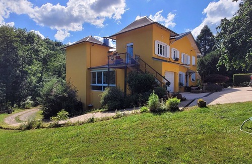 Raon-sur-Plaine Apartment | Forest Cottage Du Moulin for 10: Mountain View, Private Terrace & Wi-Fi