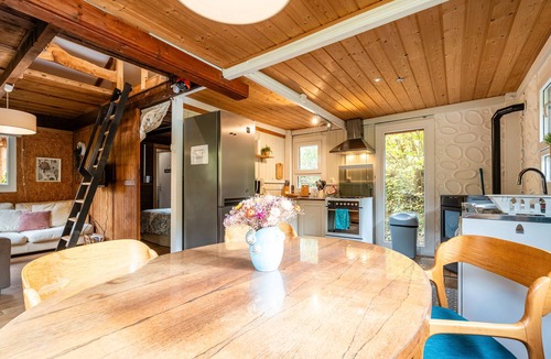 Sainte-Marie-aux-Mines Ski Chalet | Chalet 'La Fourmi Et Son Bain Nordique' with Wi-Fi