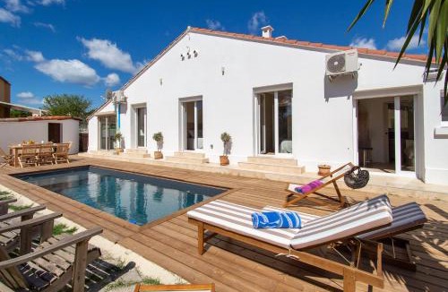 La Peyrade Villa | Frontignan, Villa Bianca, piscine et jardin