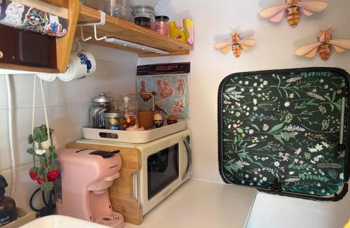 Roquefort-les-Cascades House | Gîte Aurinko : caravane avec bain nordique