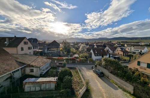 Beblenheim Apartment | Gîte cosy sur la route des vins vue parking