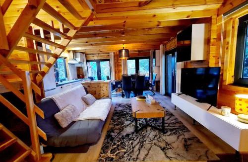 Abreschviller Ski Chalet | Gîte le Chalet Aura & jacuzzi