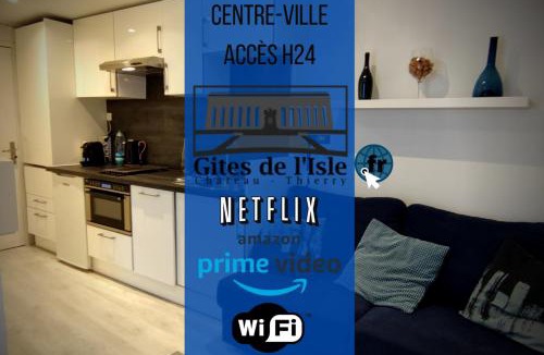 Chateau-Thierry Apartment | Gîtes de l'isle Château-Thierry - WiFi Fibre - Netflix, Disney, Amazon - Séjours Pro