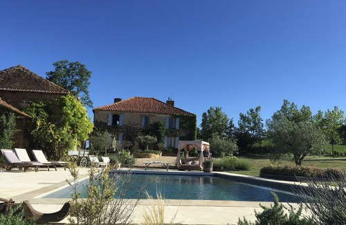 Tourdun House | Gers 5bed Farmhouse , splendid views & stunning pool near Marciac sleeps 10 -12