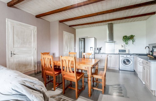 Vinsobres House | Gîte Glycine, Air-Conditioned Living Area/Kitchen – La Bastide St Jacques