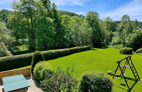 Foncine-le-Haut Apartment | Gite Roses Jura Mountains with Spa Sauna river