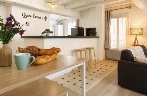 Donnemarie-Dontilly Apartment | Grace Even's Loft - Charme Médiéval & Confort Moderne - Wi-Fi Fibre, Netflix & Cuisine Équipée - Séjour Idéal en Duo ou Solo