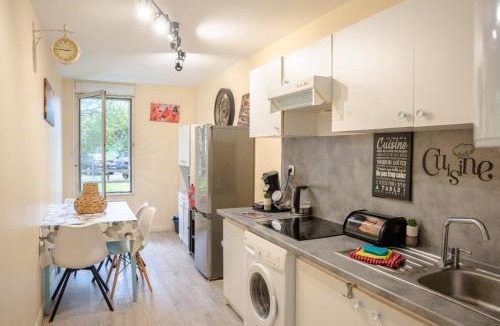 Pont des Demoiselles-Montaudran-La Terrasse Apartment | Grand appartement 5 pers avec parking proche du centre ville de Toulouse