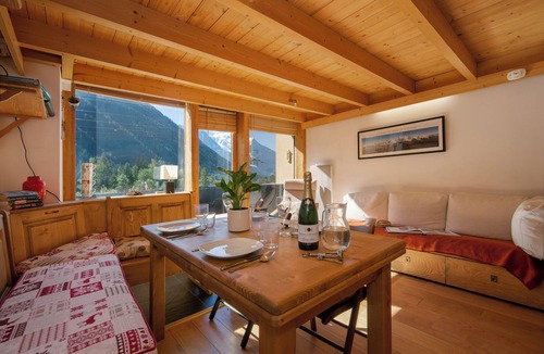 Argentiere Apartment | Grand Roc C213 280m from Slopes, Mont-Blanc View, Parking & WiFi, Argentière (Chamonix), France