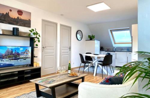 Guemar Apartment | Grand T3, 2 chambres, jardin au calme - Gîte du Photographe