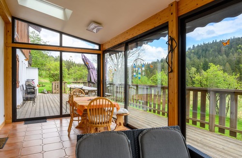 Ban-sur-Meurthe-Clefcy House | Holiday Home 'Gîte La Ramée' with Mountain View, Private Terrace and Wi-Fi