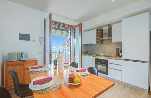 Gignese Apartment | Il Vecchio Faggio: Lake Maggiore view Terrace, Gignese, Italy
