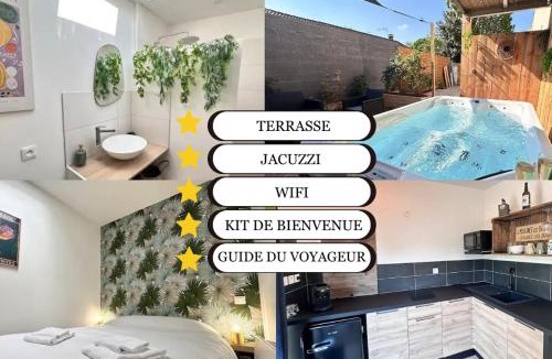 Barbatre Apartment | L'échappée Rémoise, jacuzzi proche caves champagne