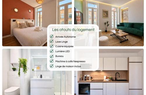 Matabiau Apartment | " L'élégance à la Toulousaine " Clim - Wifi - Gare