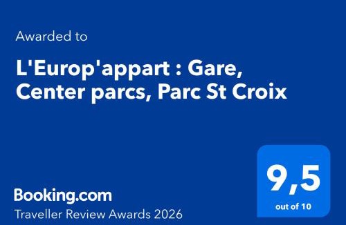 Sarrebourg Apartment | L'Europ'appart - Cosy - Gare - Center parcs -St Croix