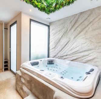 Reims Apartment | L'Instant Spa détente - Jacuzzi privé intérieur