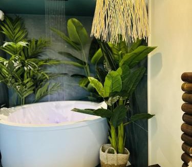 La Chapelle-des-Fougeretz Apartment | La Balinaise Evasion Spa Cinéma privé