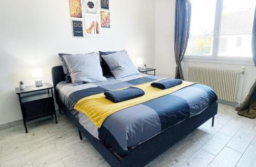 Cauroy-les-Hermonville House | La Colridienne, maison spacieuse et cosy, jardin
