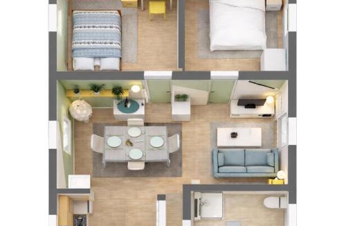 Appoigny Apartment | La Motte Bridard - 2 chambres - 1 canapé-lit - Parking - Jardin
