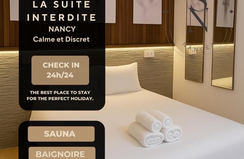 Quartier Beauregard-Boufflers-Buthegnemont-Boudonville Apartment | La Suite Interdite Jacuzzi, Sauna & Pièce Secrète