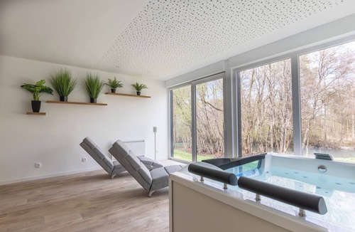 Isles-sur-Suippe Villa | LA VILLA RIVIERA - sauna, spa, heated pool, pinball arcade sports relaxation