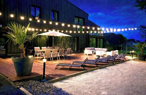 Isles-sur-Suippe Villa | LA VILLA RIVIERA - sauna, spa, heated pool, pinball arcade sports relaxation
